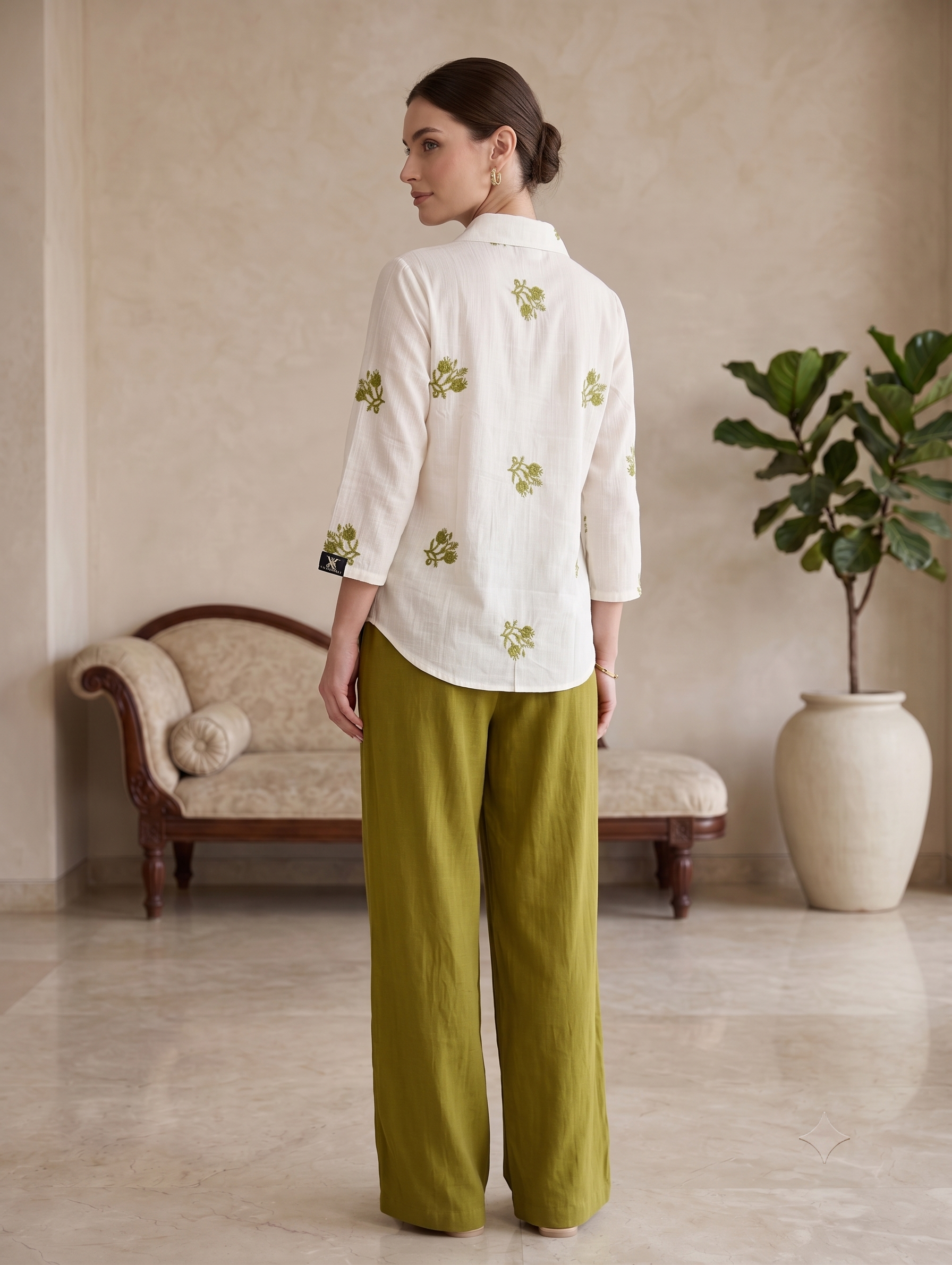 The Meadow Green Botanical Co-ord Set - Image 3