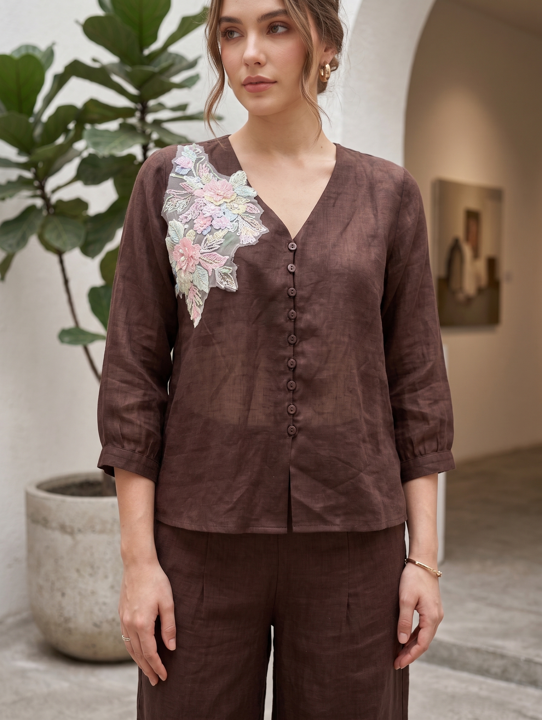 The Cocoa Bloom Co-ord Set - Image 2