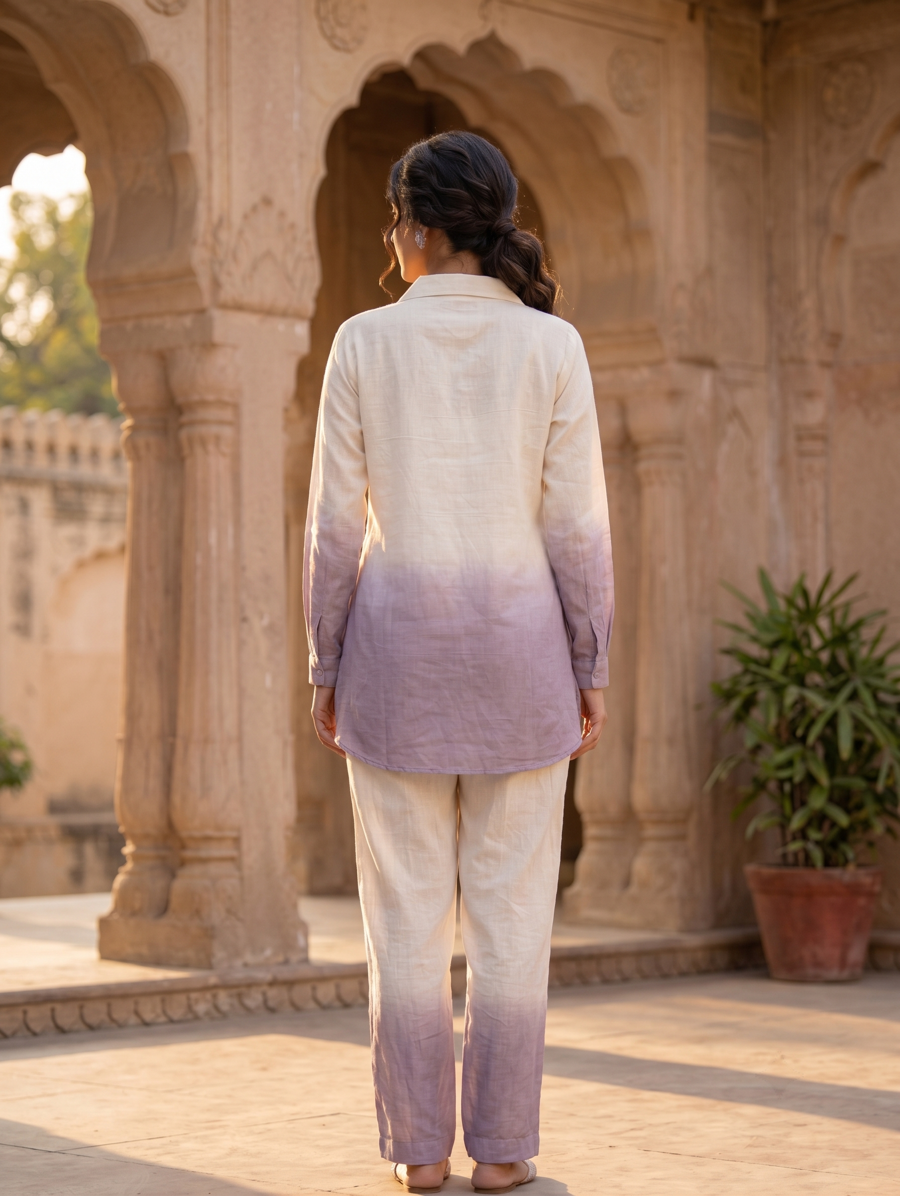The Lavender Twilight Ombre Co-ord Set - Image 3